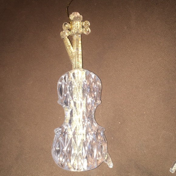 Set of 4 3-D Violin Christmas Ornament - Picture 7 of 10